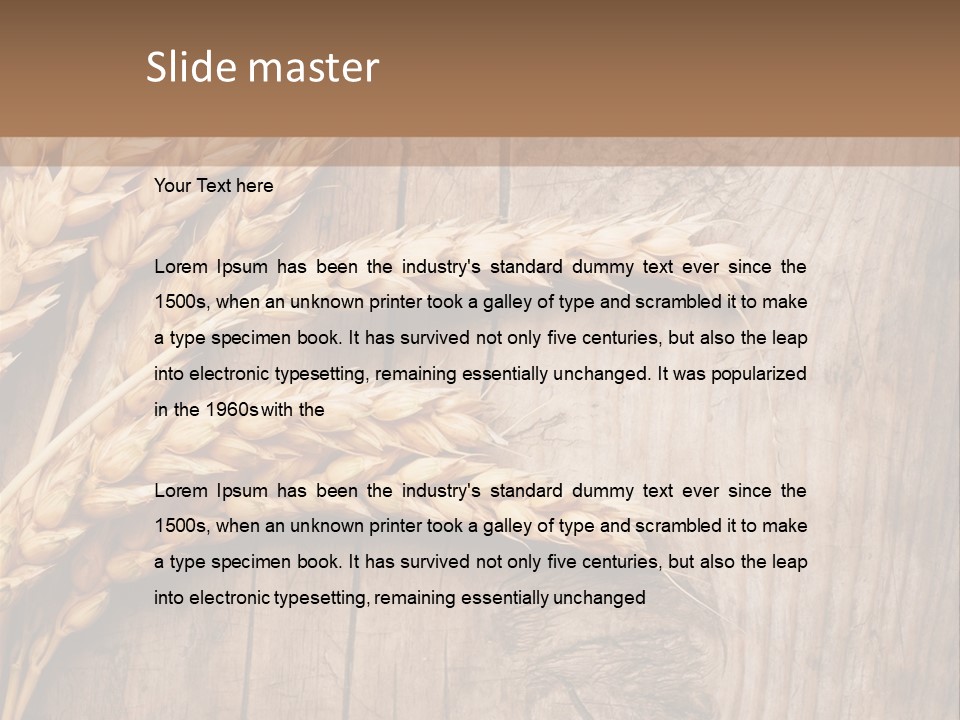 Rural Nature Copyspace PowerPoint Template