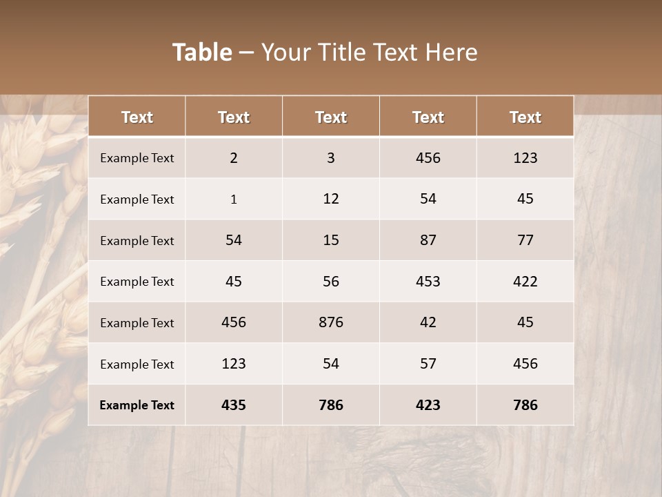 Rural Nature Copyspace PowerPoint Template