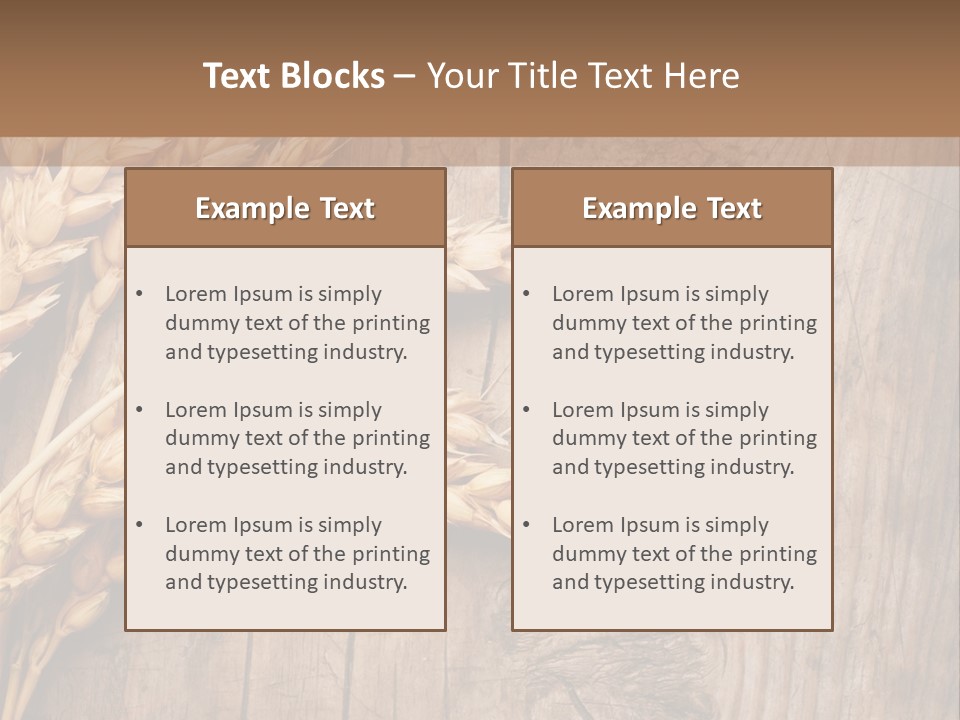Rural Nature Copyspace PowerPoint Template