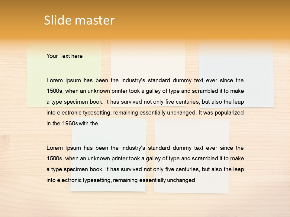 Collection Remember Brown PowerPoint Template