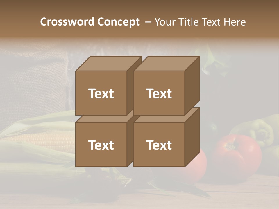 Cucumber Grain Apricots PowerPoint Template