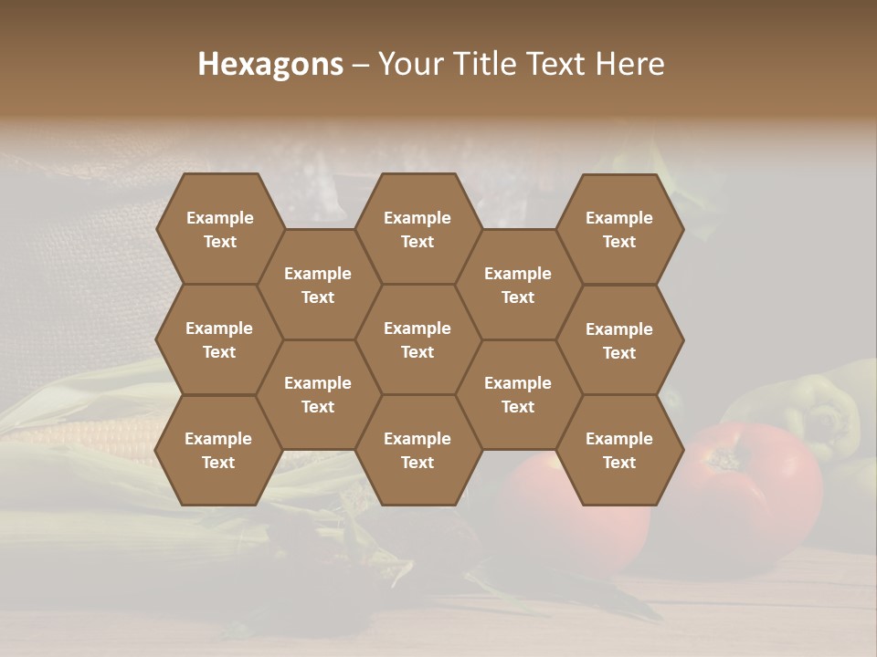 Cucumber Grain Apricots PowerPoint Template