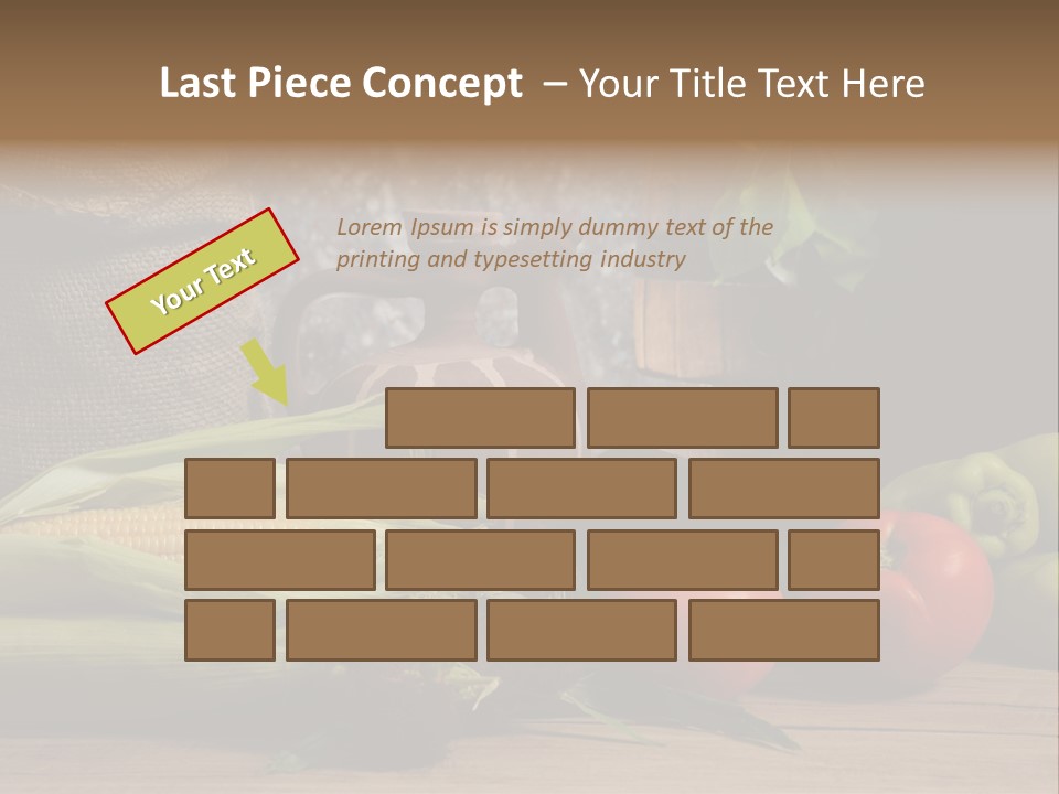 Cucumber Grain Apricots PowerPoint Template