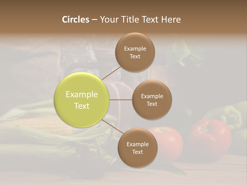 Cucumber Grain Apricots PowerPoint Template