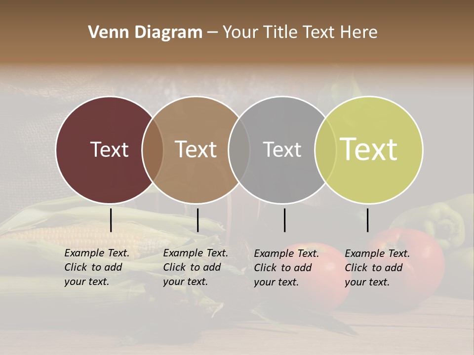 Cucumber Grain Apricots PowerPoint Template
