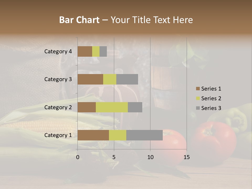 Cucumber Grain Apricots PowerPoint Template