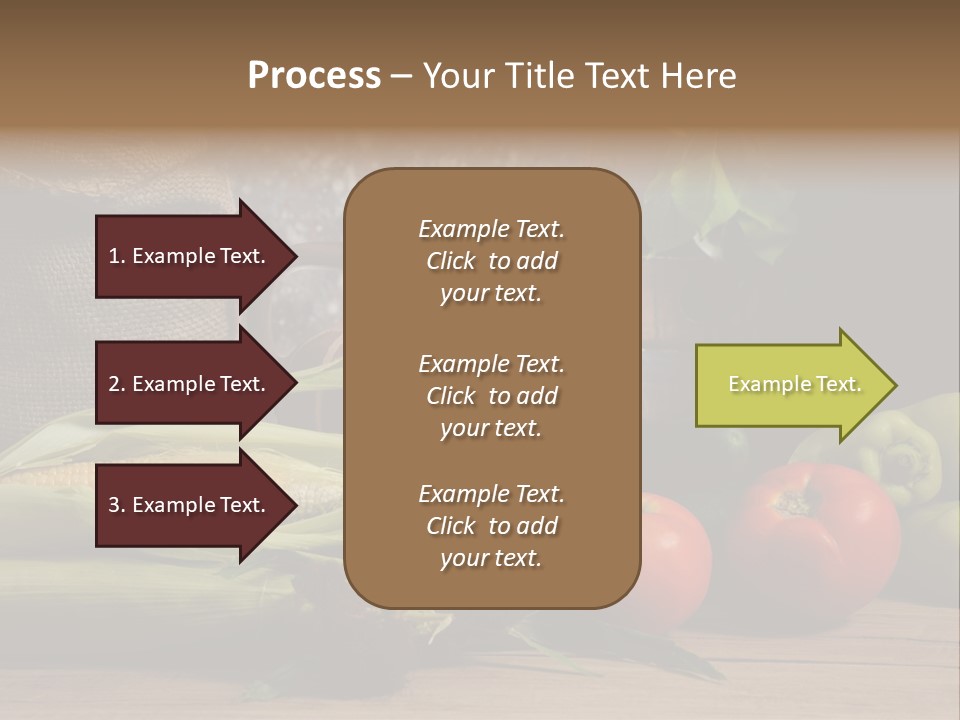 Cucumber Grain Apricots PowerPoint Template