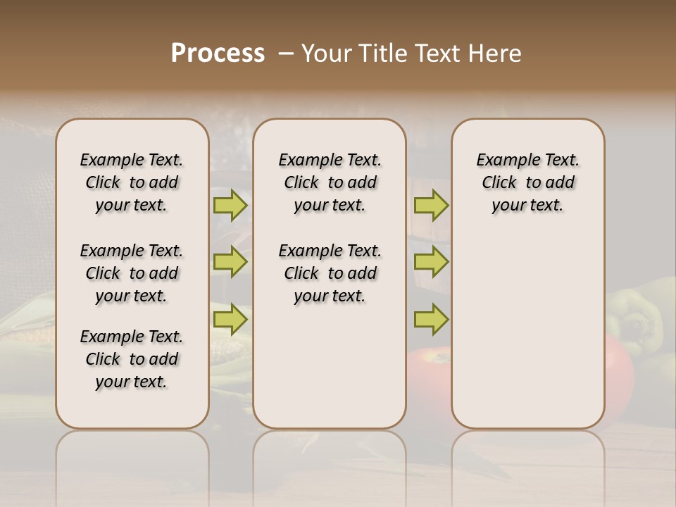 Cucumber Grain Apricots PowerPoint Template