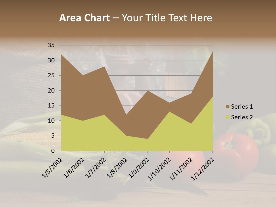 Cucumber Grain Apricots PowerPoint Template