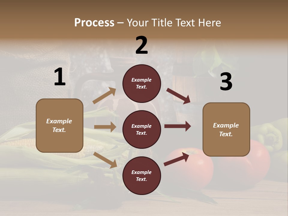 Cucumber Grain Apricots PowerPoint Template