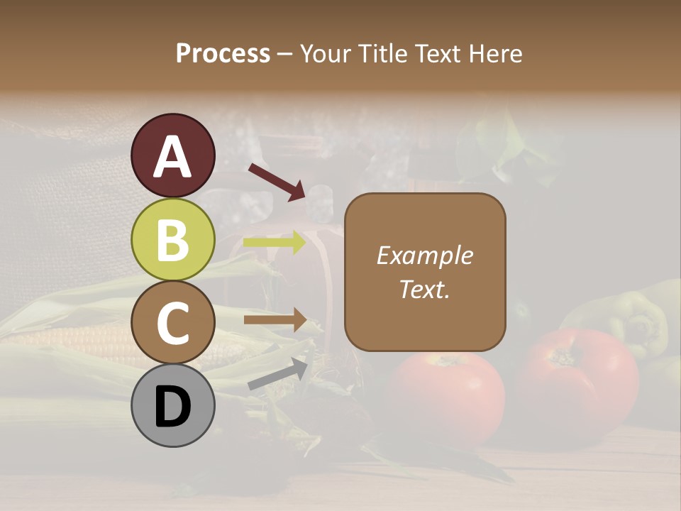 Cucumber Grain Apricots PowerPoint Template