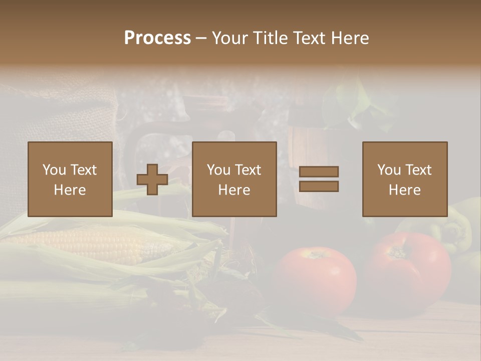 Cucumber Grain Apricots PowerPoint Template