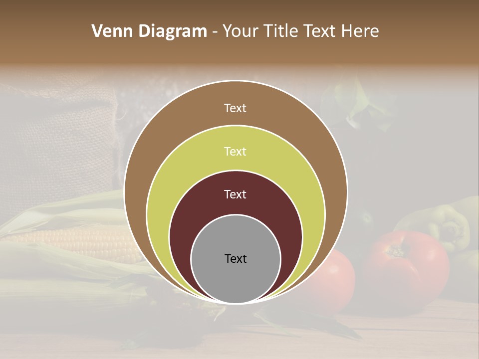 Cucumber Grain Apricots PowerPoint Template