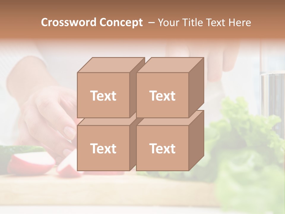 Red Woman Lifestyles PowerPoint Template