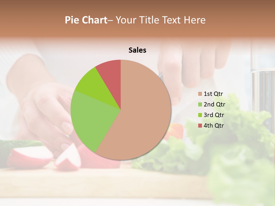Red Woman Lifestyles PowerPoint Template