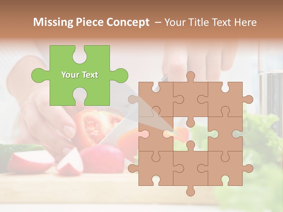 Red Woman Lifestyles PowerPoint Template