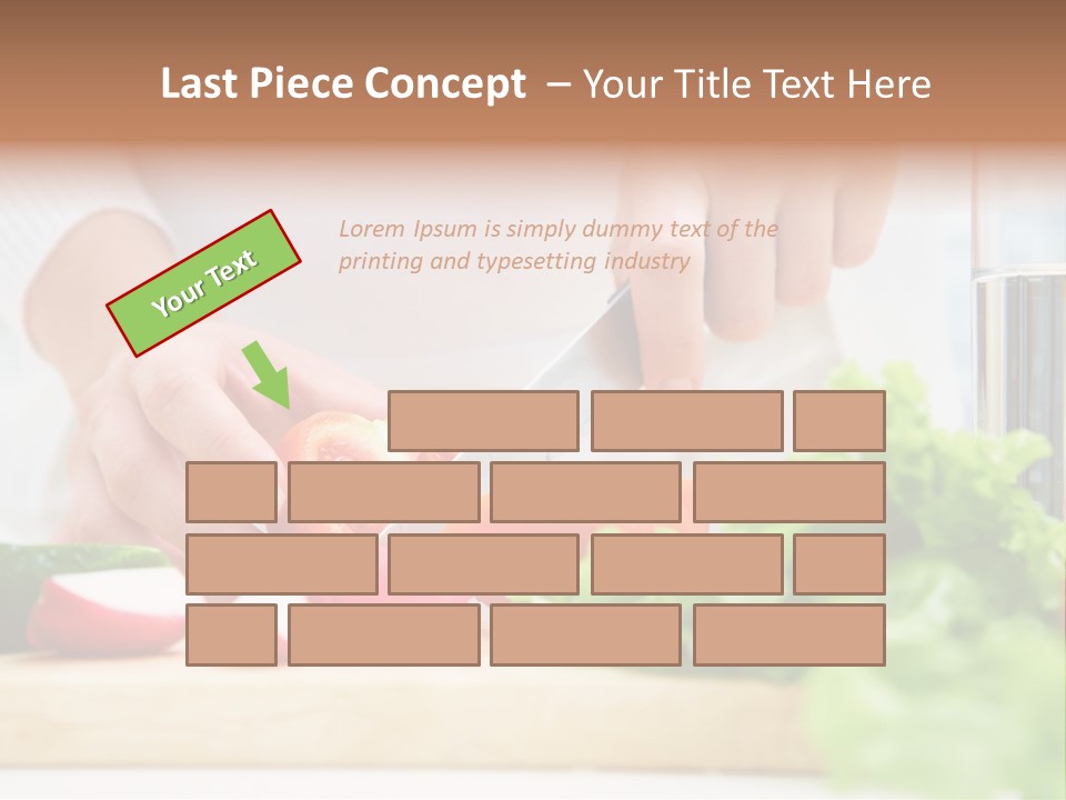 Red Woman Lifestyles PowerPoint Template