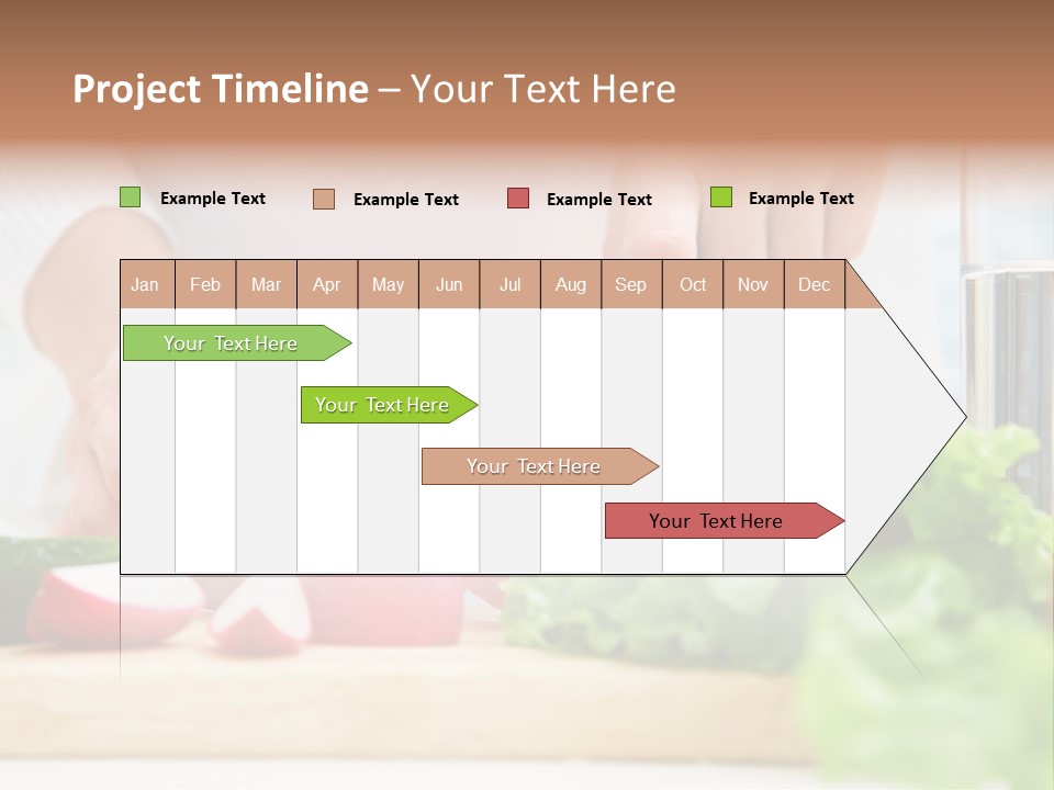Red Woman Lifestyles PowerPoint Template