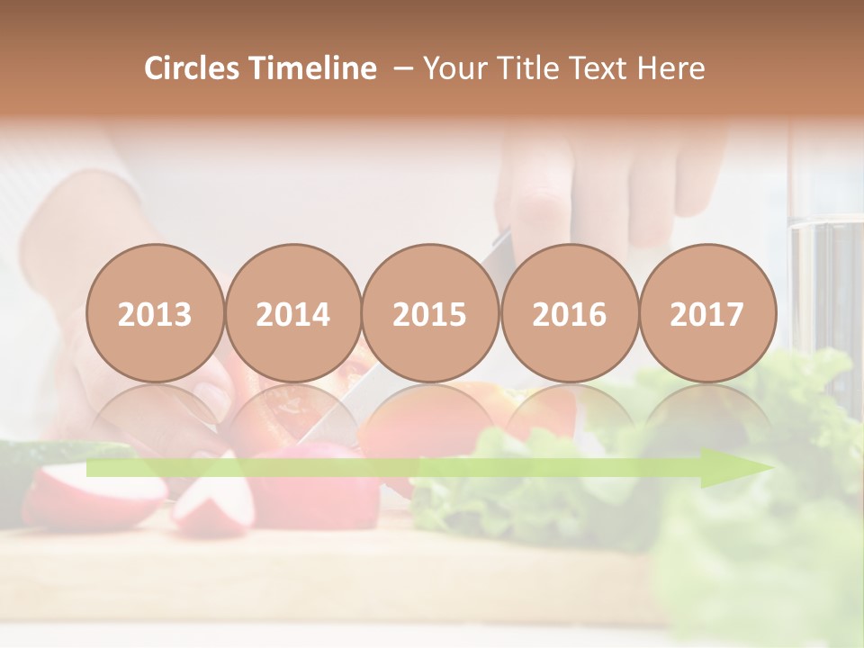 Red Woman Lifestyles PowerPoint Template