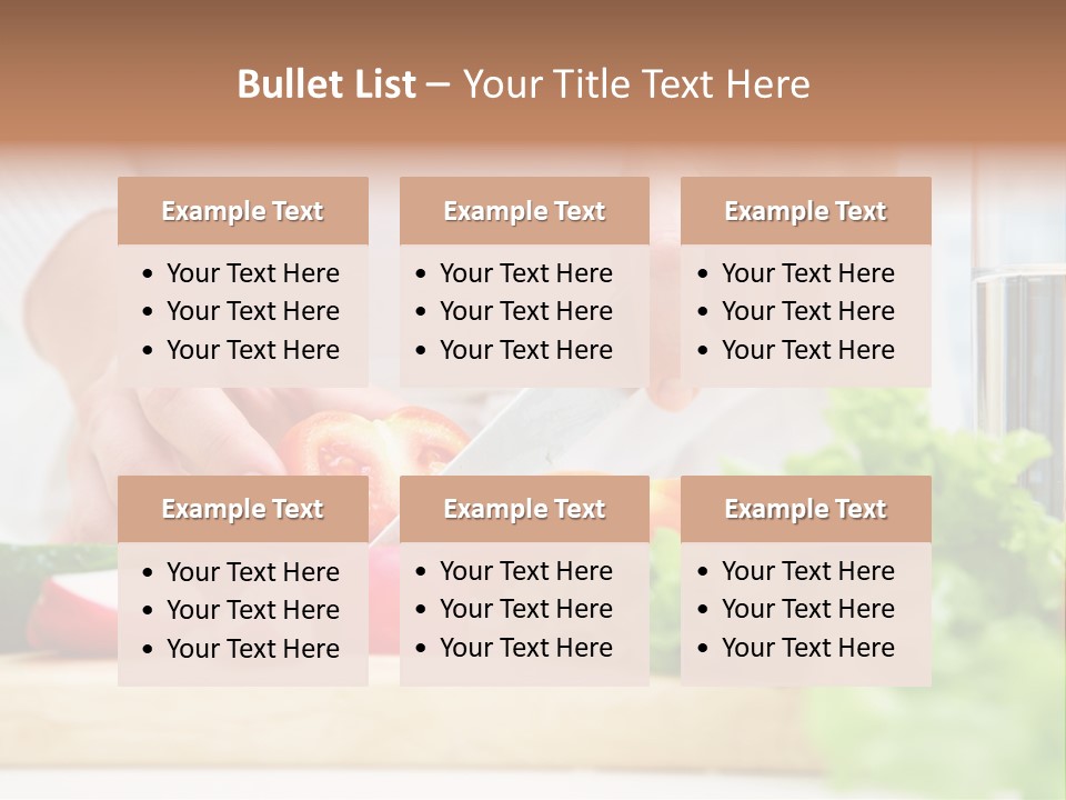 Red Woman Lifestyles PowerPoint Template