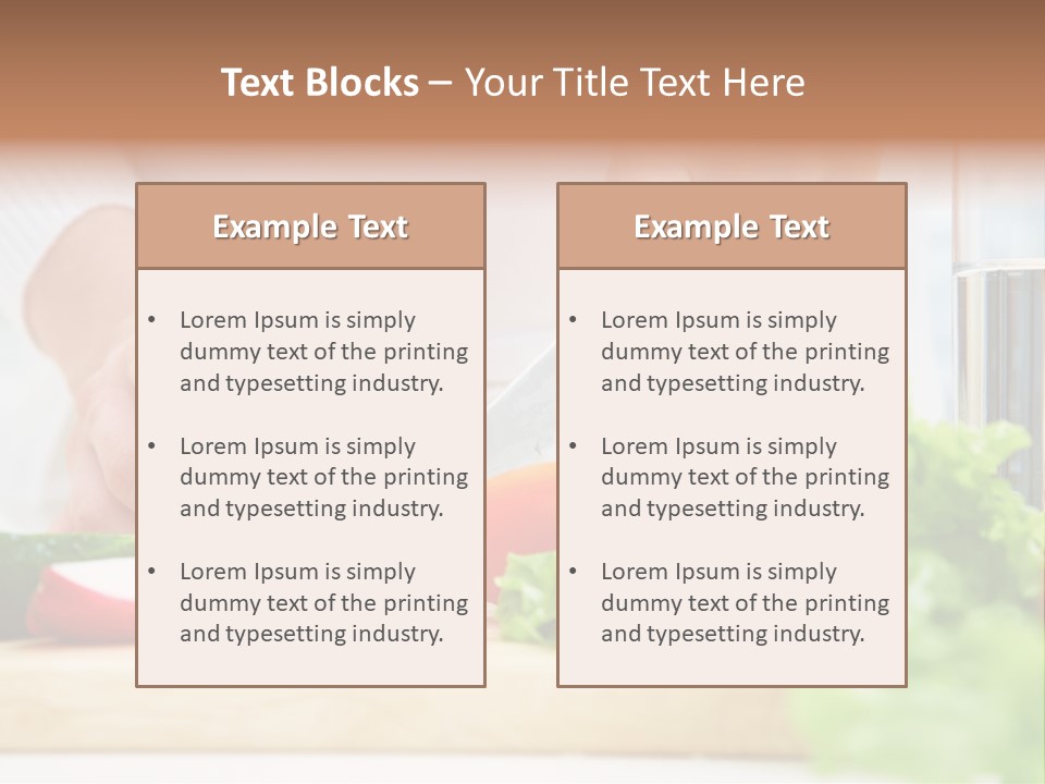 Red Woman Lifestyles PowerPoint Template