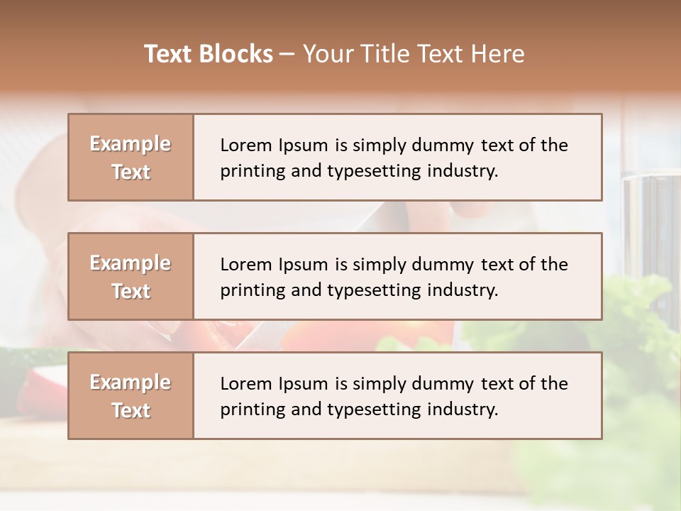 Red Woman Lifestyles PowerPoint Template
