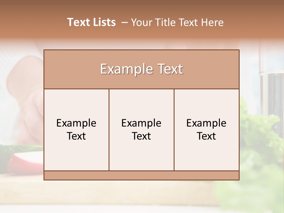Red Woman Lifestyles PowerPoint Template