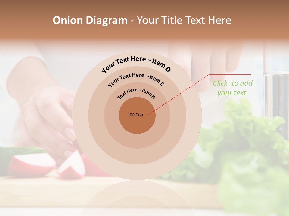 Red Woman Lifestyles PowerPoint Template