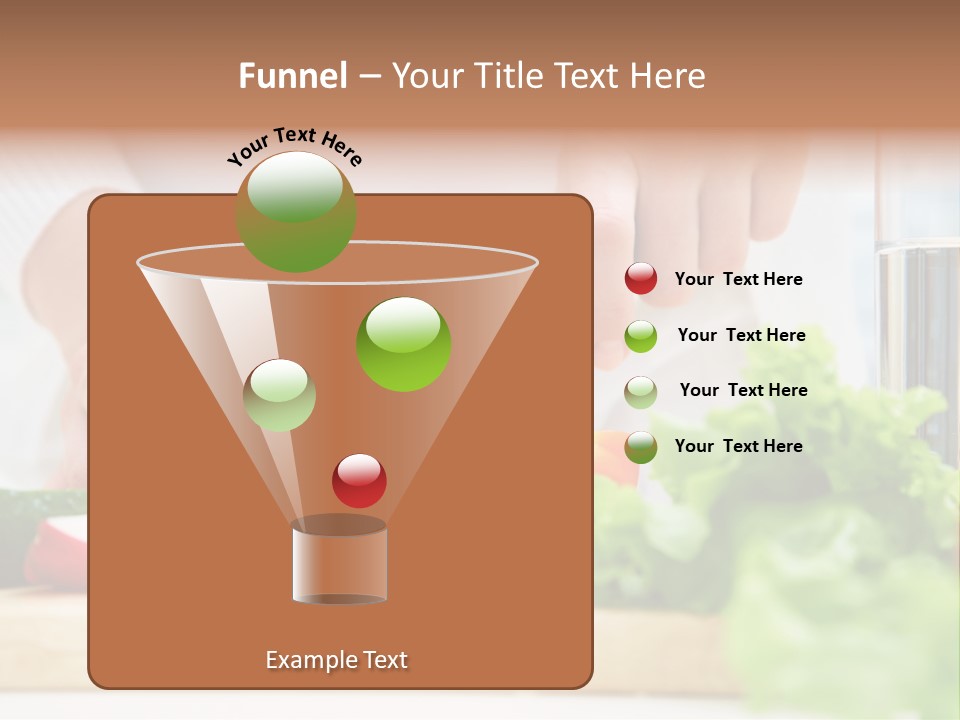 Red Woman Lifestyles PowerPoint Template