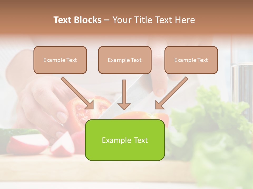 Red Woman Lifestyles PowerPoint Template