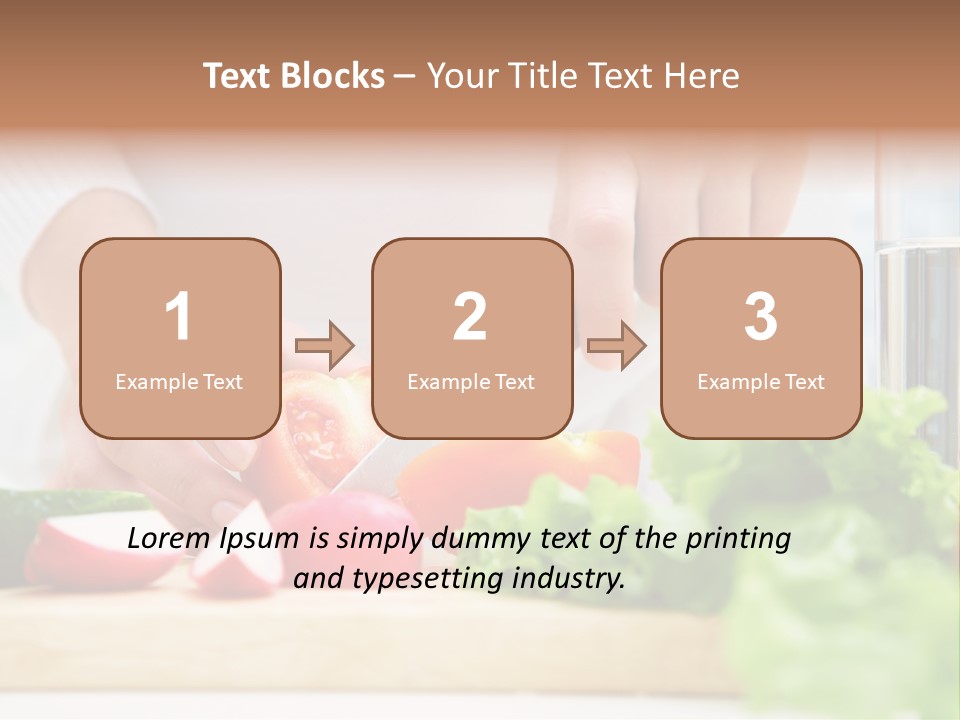 Red Woman Lifestyles PowerPoint Template