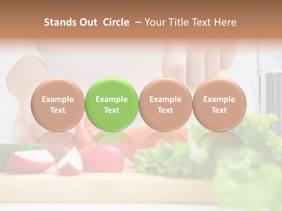 Red Woman Lifestyles PowerPoint Template