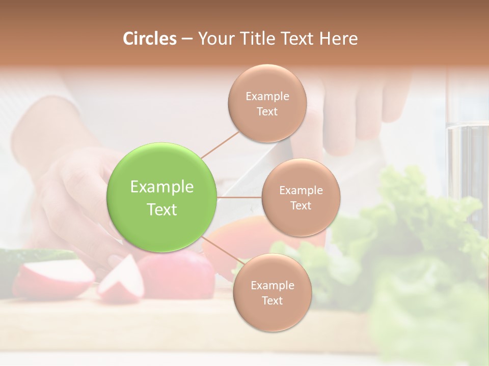 Red Woman Lifestyles PowerPoint Template