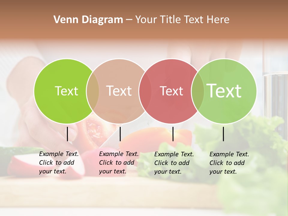 Red Woman Lifestyles PowerPoint Template