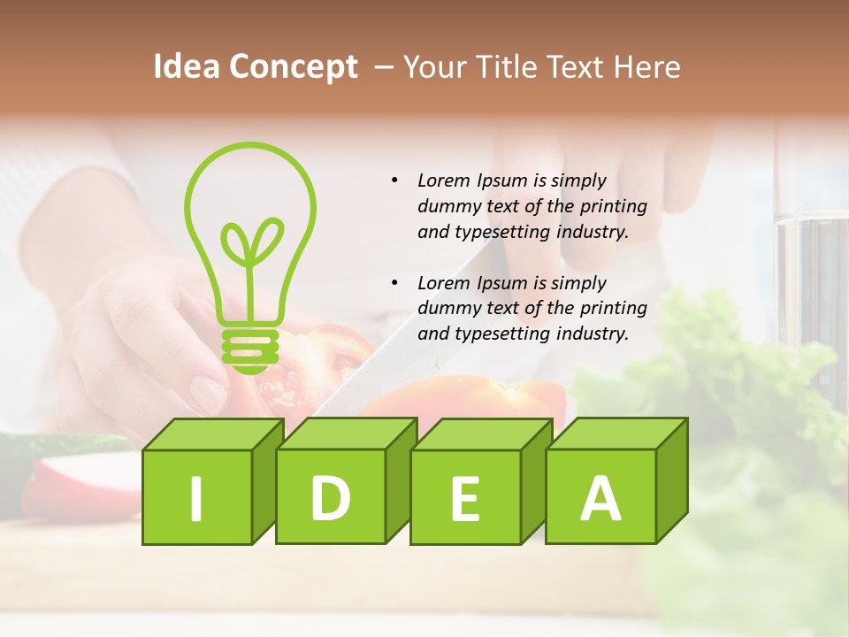 Red Woman Lifestyles PowerPoint Template