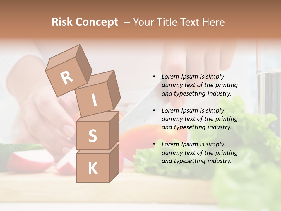 Red Woman Lifestyles PowerPoint Template