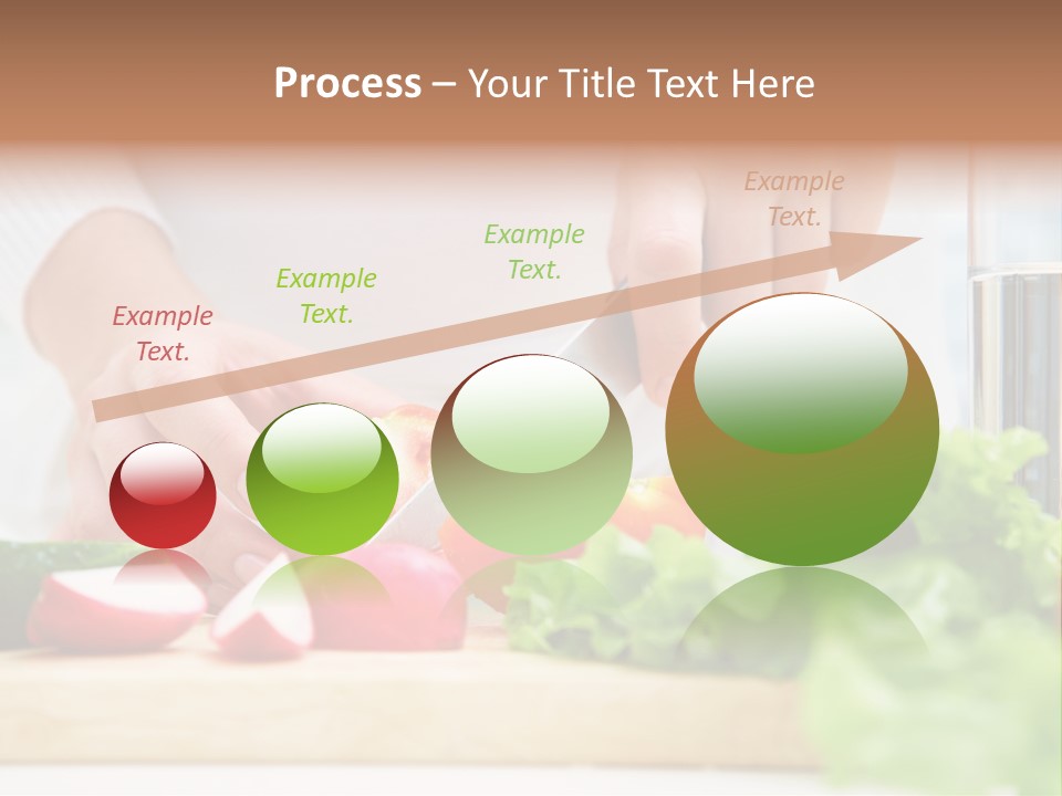 Red Woman Lifestyles PowerPoint Template