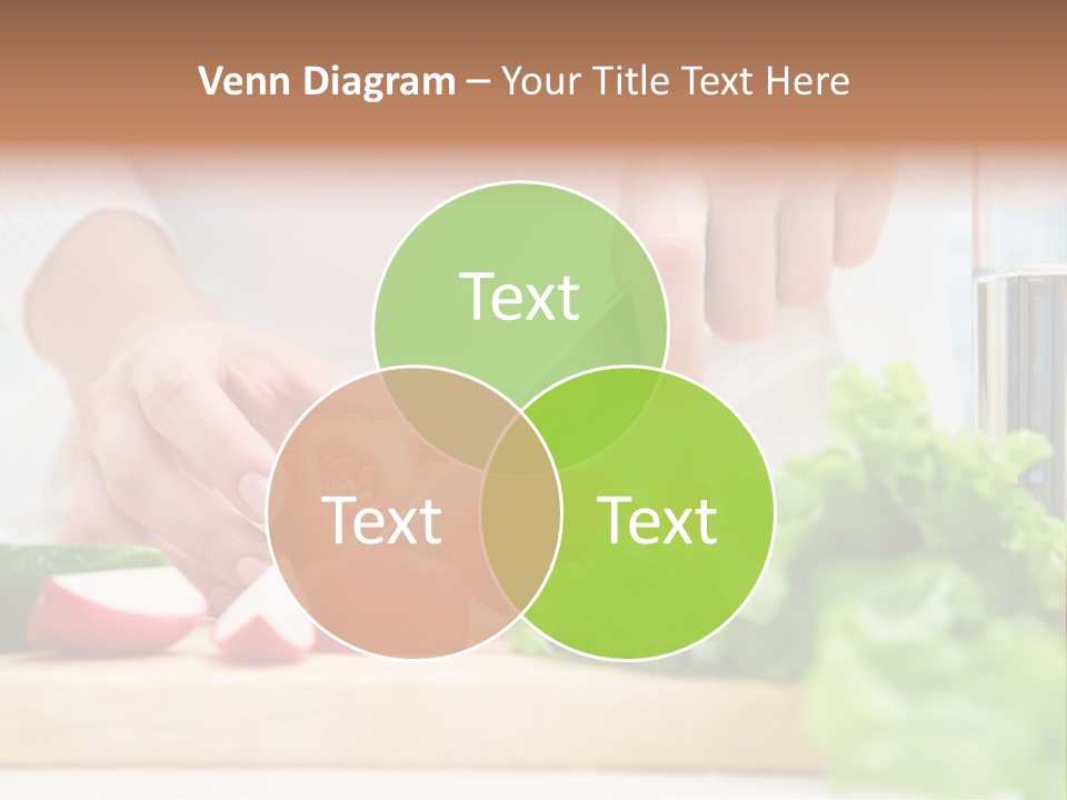 Red Woman Lifestyles PowerPoint Template