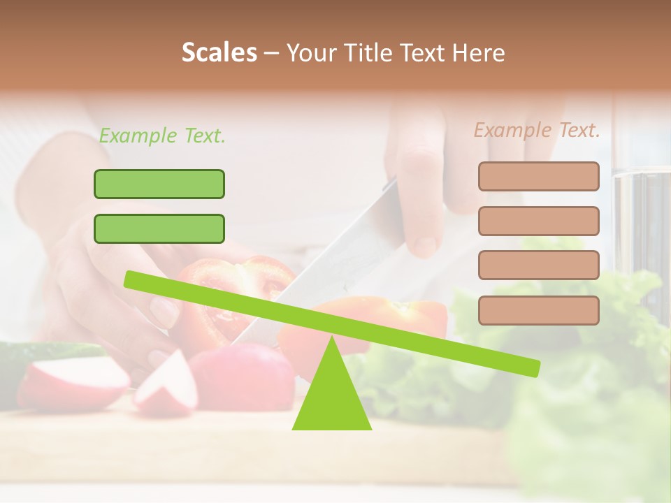 Red Woman Lifestyles PowerPoint Template