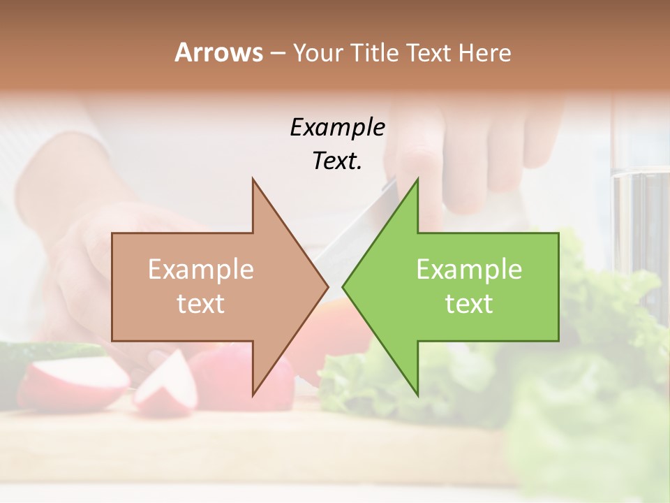 Red Woman Lifestyles PowerPoint Template
