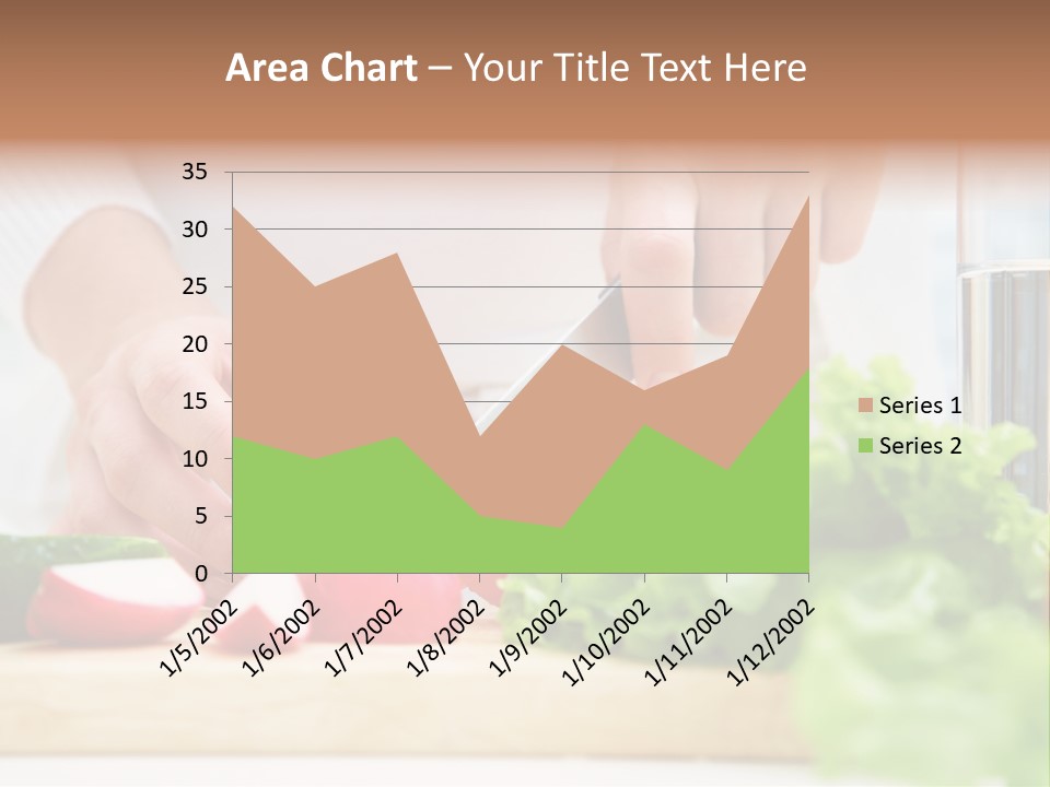 Red Woman Lifestyles PowerPoint Template