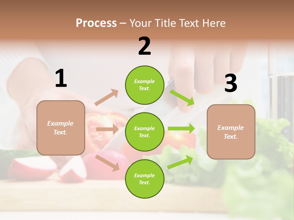 Red Woman Lifestyles PowerPoint Template
