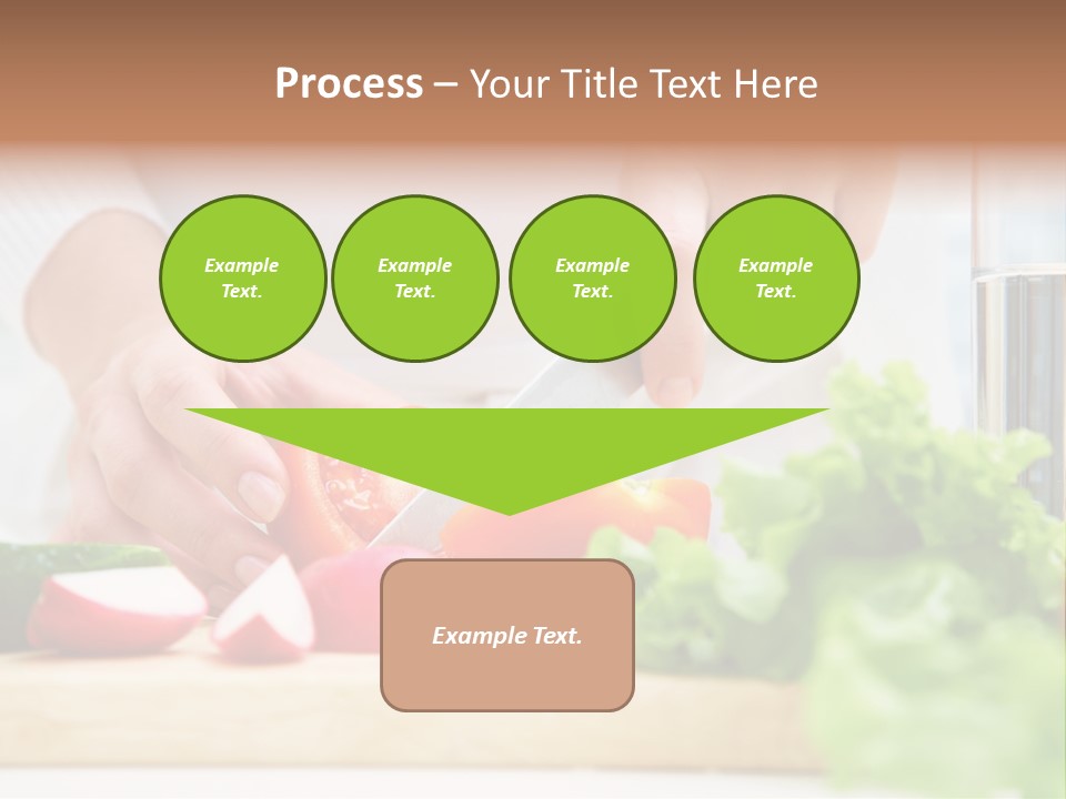 Red Woman Lifestyles PowerPoint Template