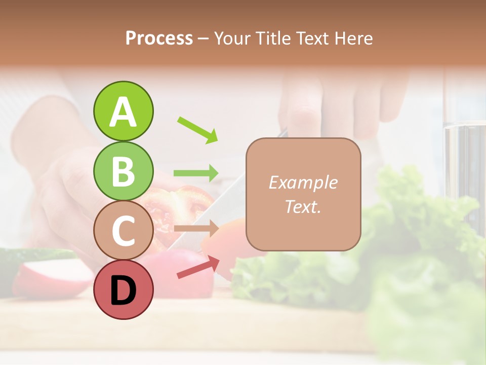 Red Woman Lifestyles PowerPoint Template