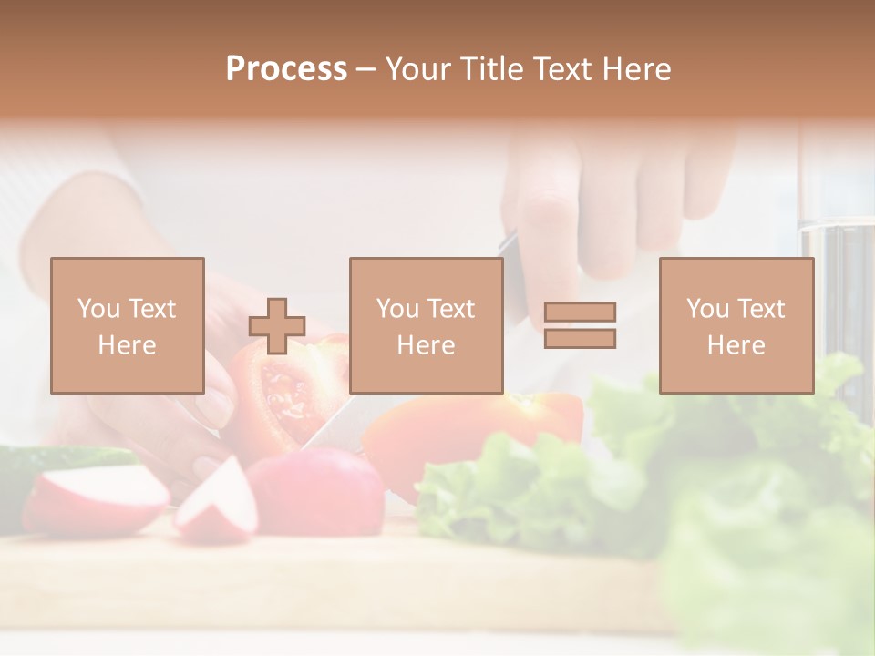 Red Woman Lifestyles PowerPoint Template
