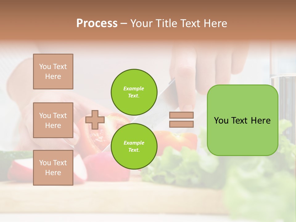 Red Woman Lifestyles PowerPoint Template