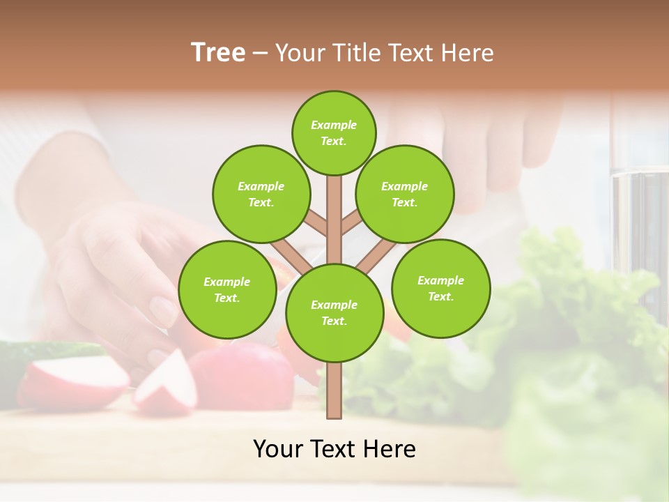 Red Woman Lifestyles PowerPoint Template