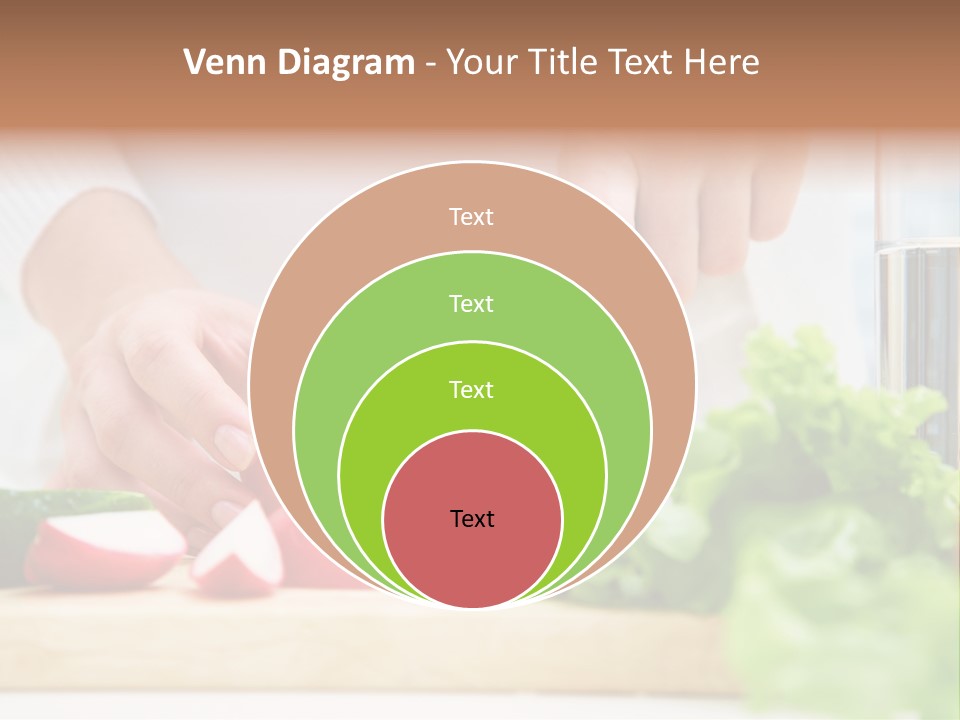 Red Woman Lifestyles PowerPoint Template