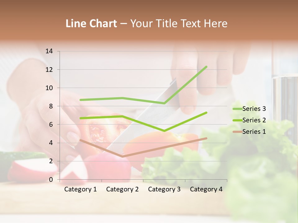 Red Woman Lifestyles PowerPoint Template