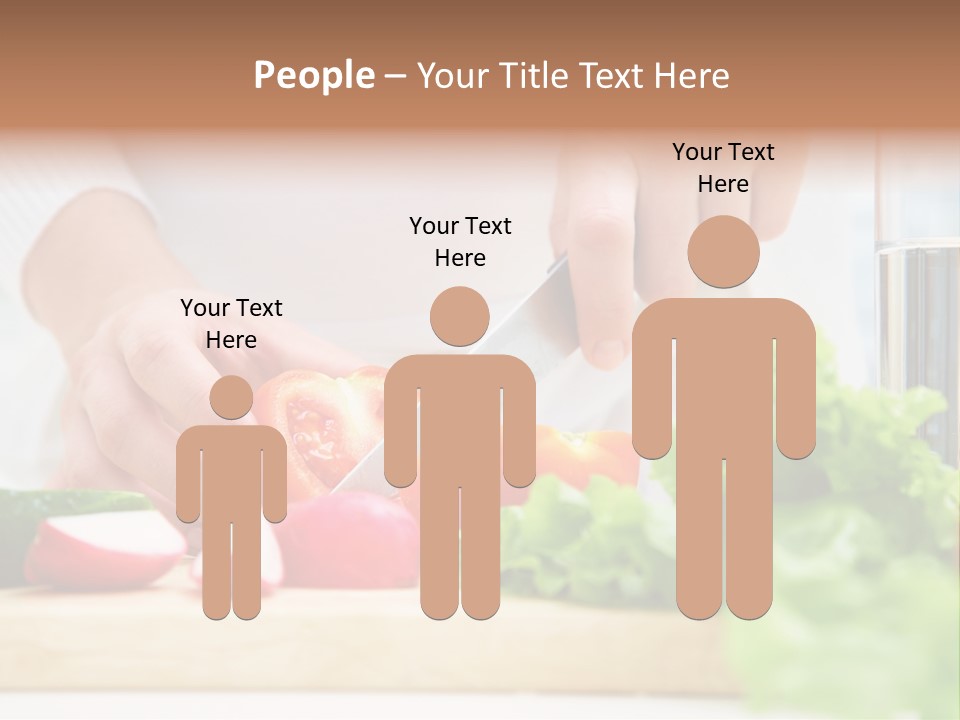 Red Woman Lifestyles PowerPoint Template